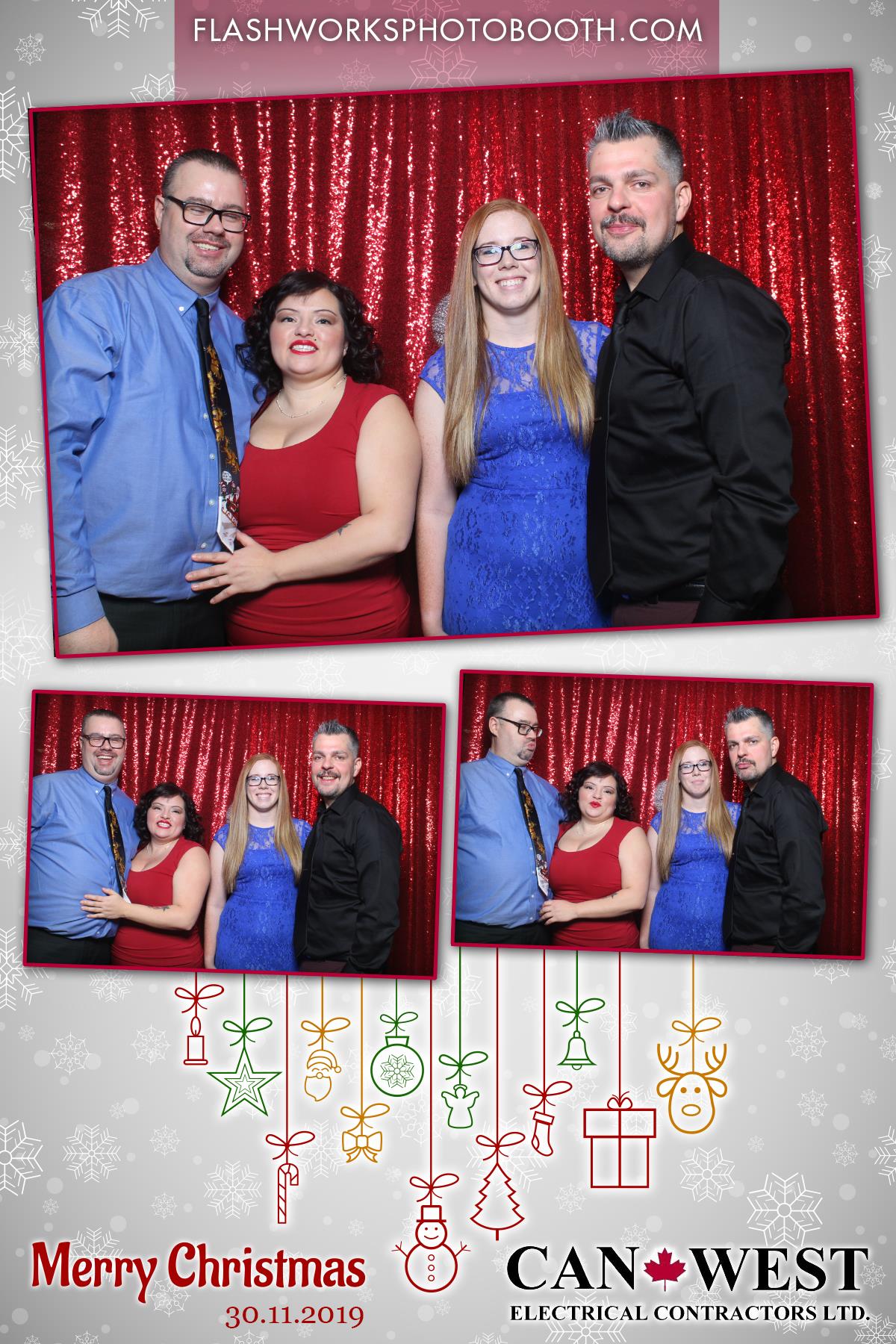 Can West Christmas Party | View more photos from the event at gallery.flashworksphotobooth.com/u/FlashworksPhotoboothInc/Can-West-Christmas-Party
